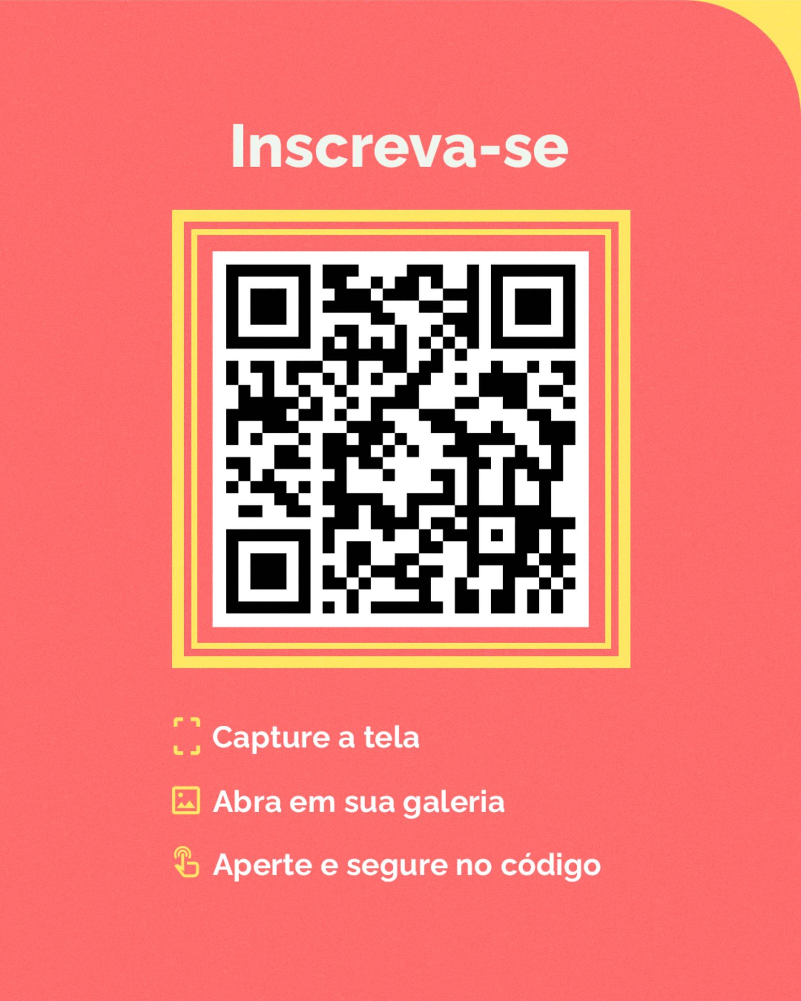 QR Code para Inscrição